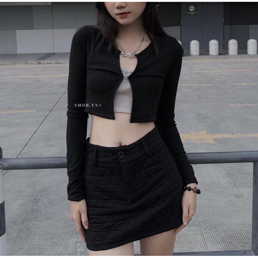 Set Áo Crotop Móc Cài (kèm áo 2 dây trong)