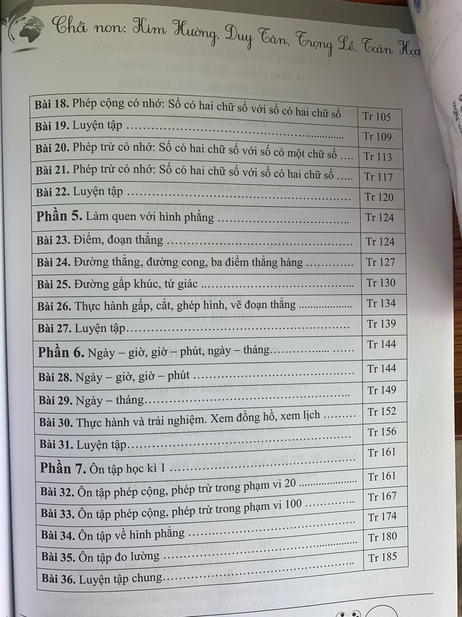 Vở bài tập tư duy toán 2 tập 1