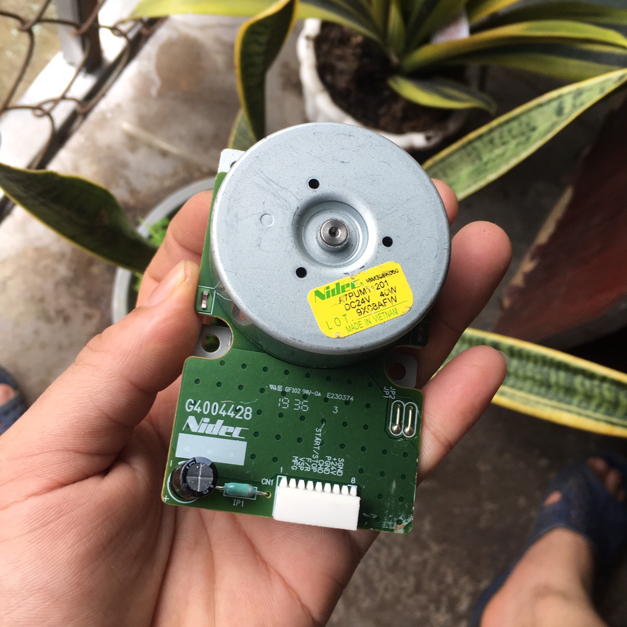 Động cơ không chổi than Nidec 24V 40W