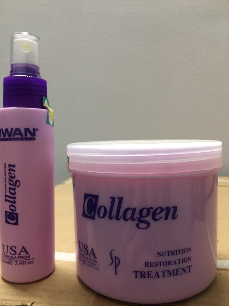 [HCM]Kem hấp ủ tóc collagen ( tặng kèm sữa dưỡng tóc )