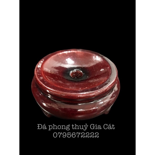 Đế gỗ để bi cầu Đá phong thuỷ Gia Cát