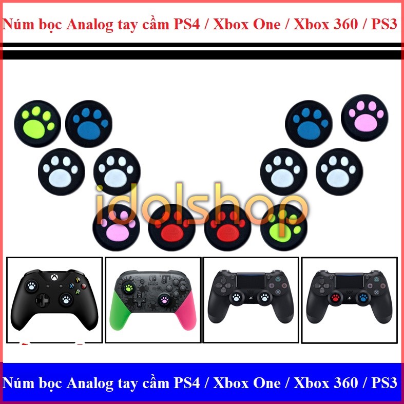Bộ 2 Núm bọc bảo vệ Analog tay cầm PS4 / Xbox One / Xbox 360 / PS3