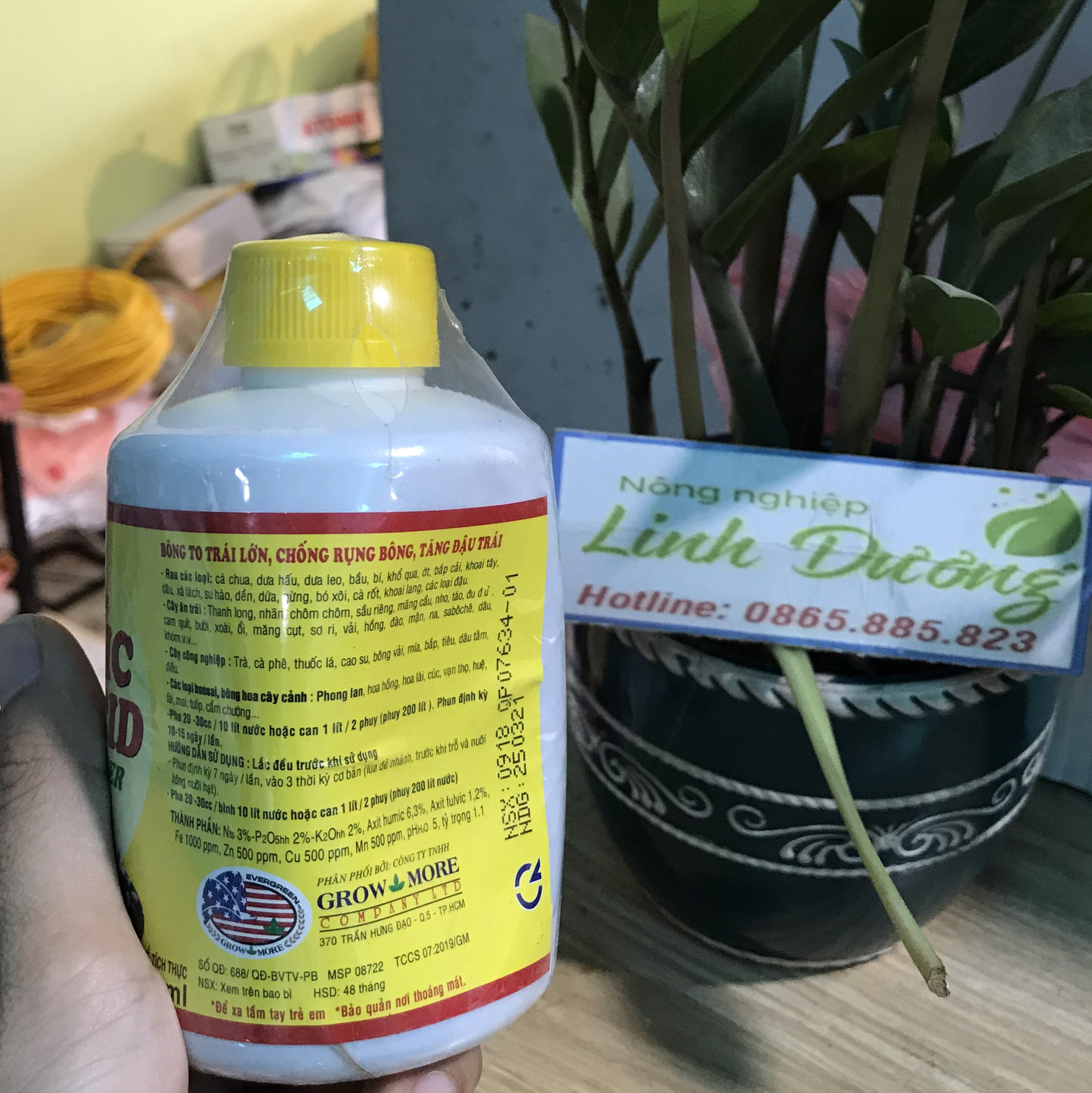 Phân bón lá Growmore HUMIC ACID 322