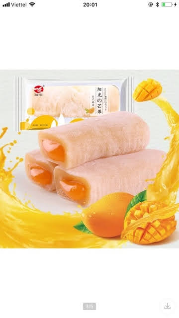 [ Sẵn hàng - Date 6 tháng] 1 thùng 2500g BÁNH MOCHI ĐÀI LOAN DÀI