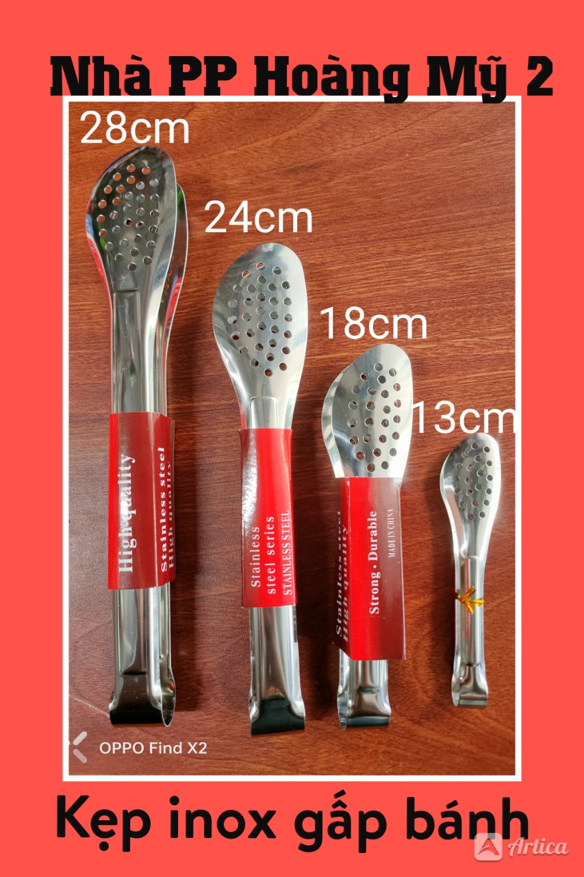 Kẹp inox gắp bánh - gắp thực phẩm