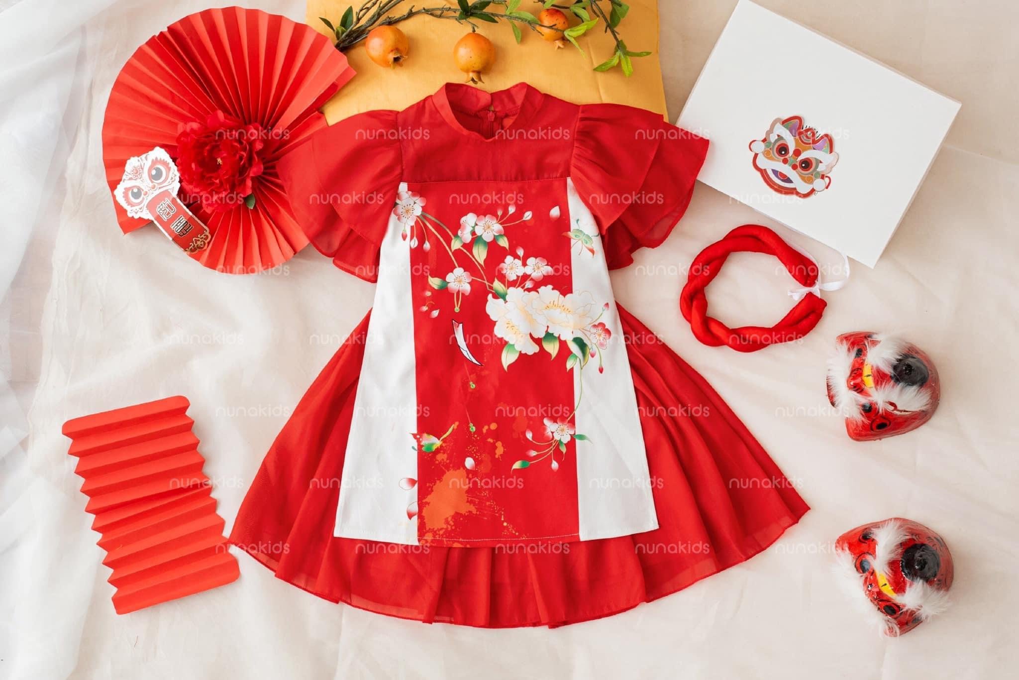 SET AO DÀI CÁCH TÂN BÉ GÁI 3 CHI TIẾT