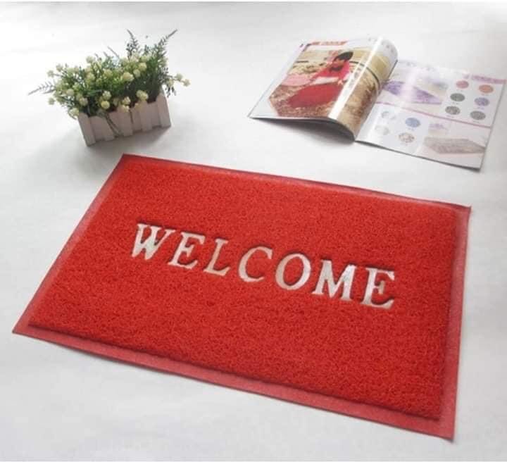 Thảm chùi chân welcome cỡ lớn 80.120cm