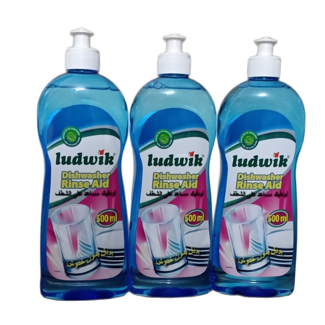 nước  trợ xả  Ludwik 500ml Ba Lan - nước làm bóng dùng cho máy rửa chén bát