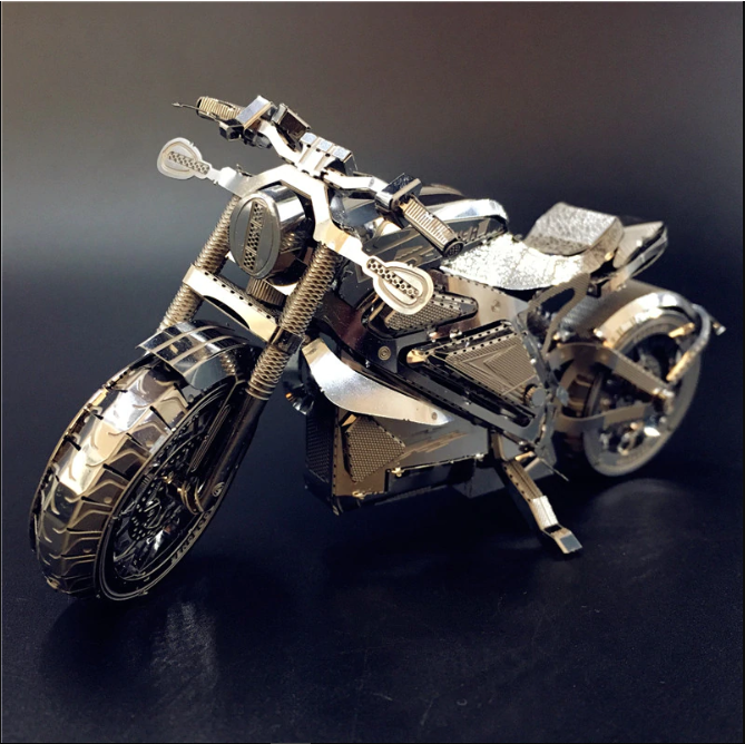 Mô Hình 3D Kim Loại Lắp Ráp Mô Tô Harley-Davidson Project Livewire [Chưa Lắp]