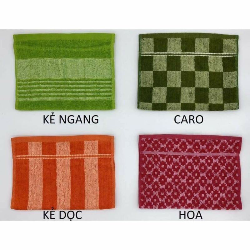 Khăn mặt cotton sợi bông nở