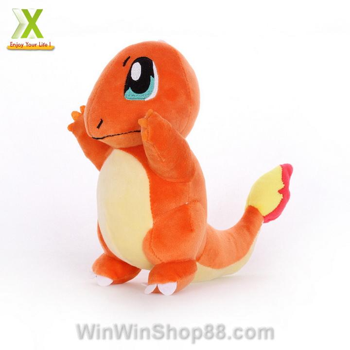 Gấu bông Charmander - Khủng Long Lửa 12cm cute đáng yêu TNB216