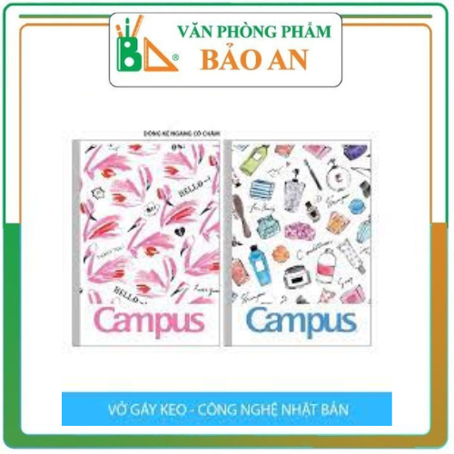 Sổ A4 Campus Classy 200 trang - dòng kẻ ngang có chấm