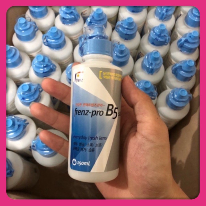Nước NGÂM lens ngâm rửa kính áp tròng 150ml xanh