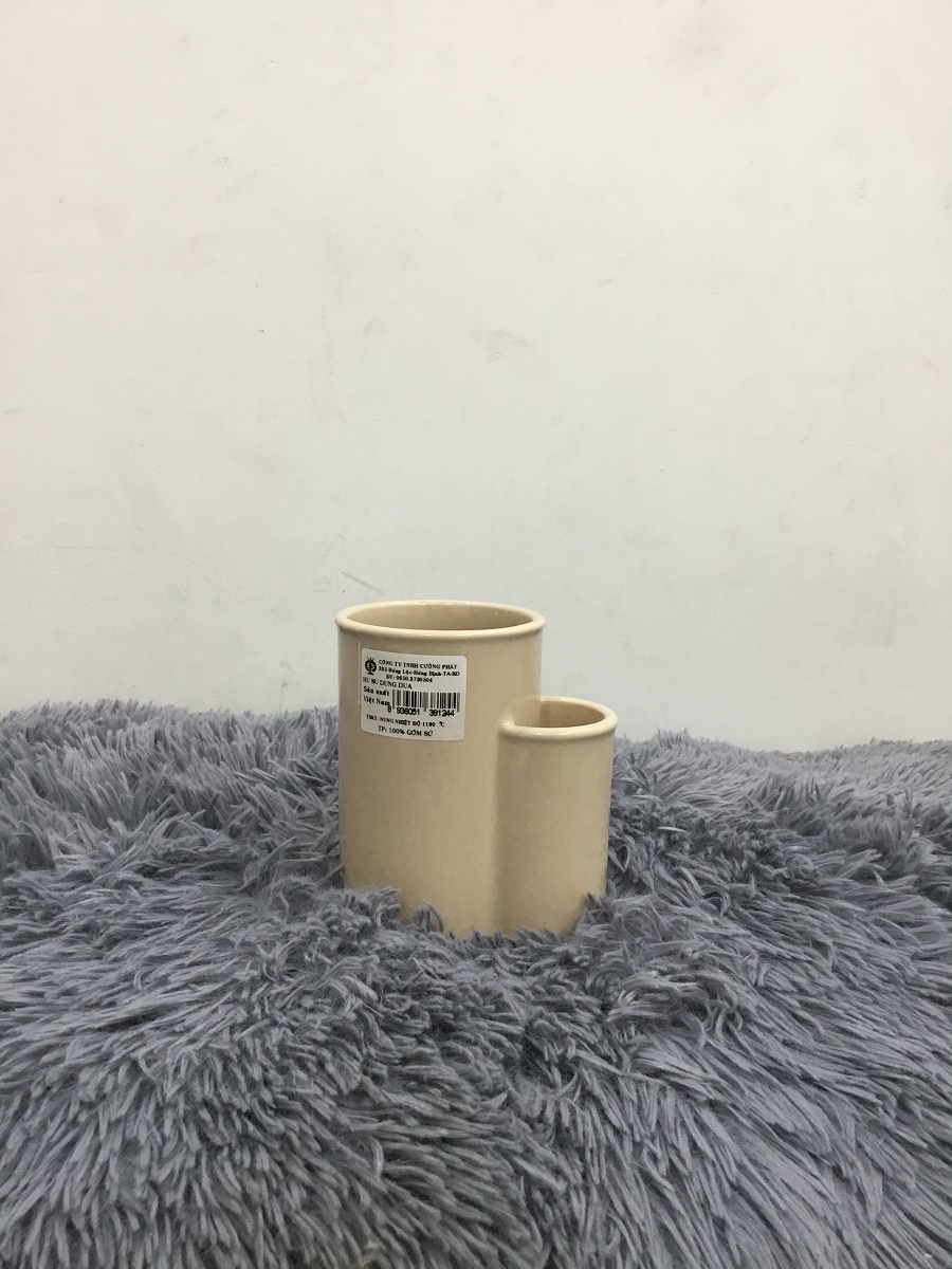 HỦ ĐỰNG ĐỦA 13 CM - GỐM SỨ CƯỜNG PHÁT