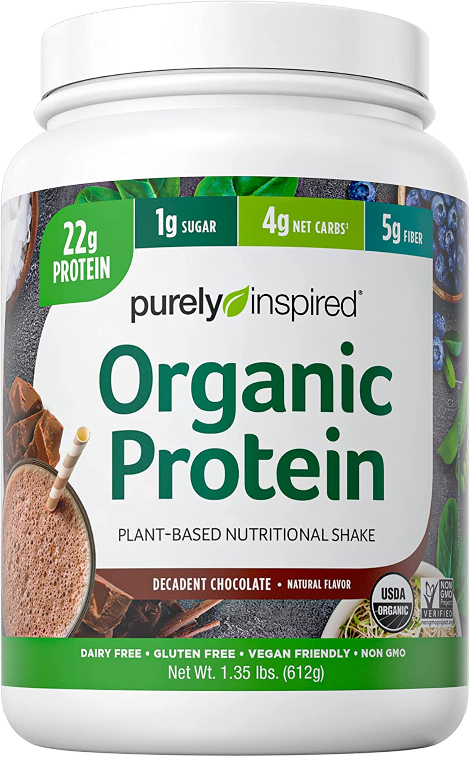 Purely Inspired Plant Based Protein Powder | Organic Protein Powder