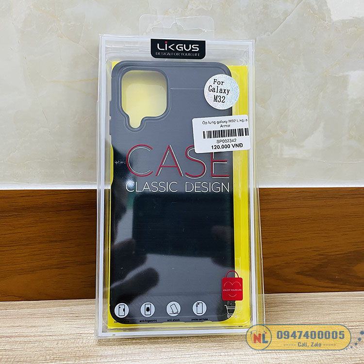 Ốp lưng Galaxy M32 Likgus armor chính hãng
