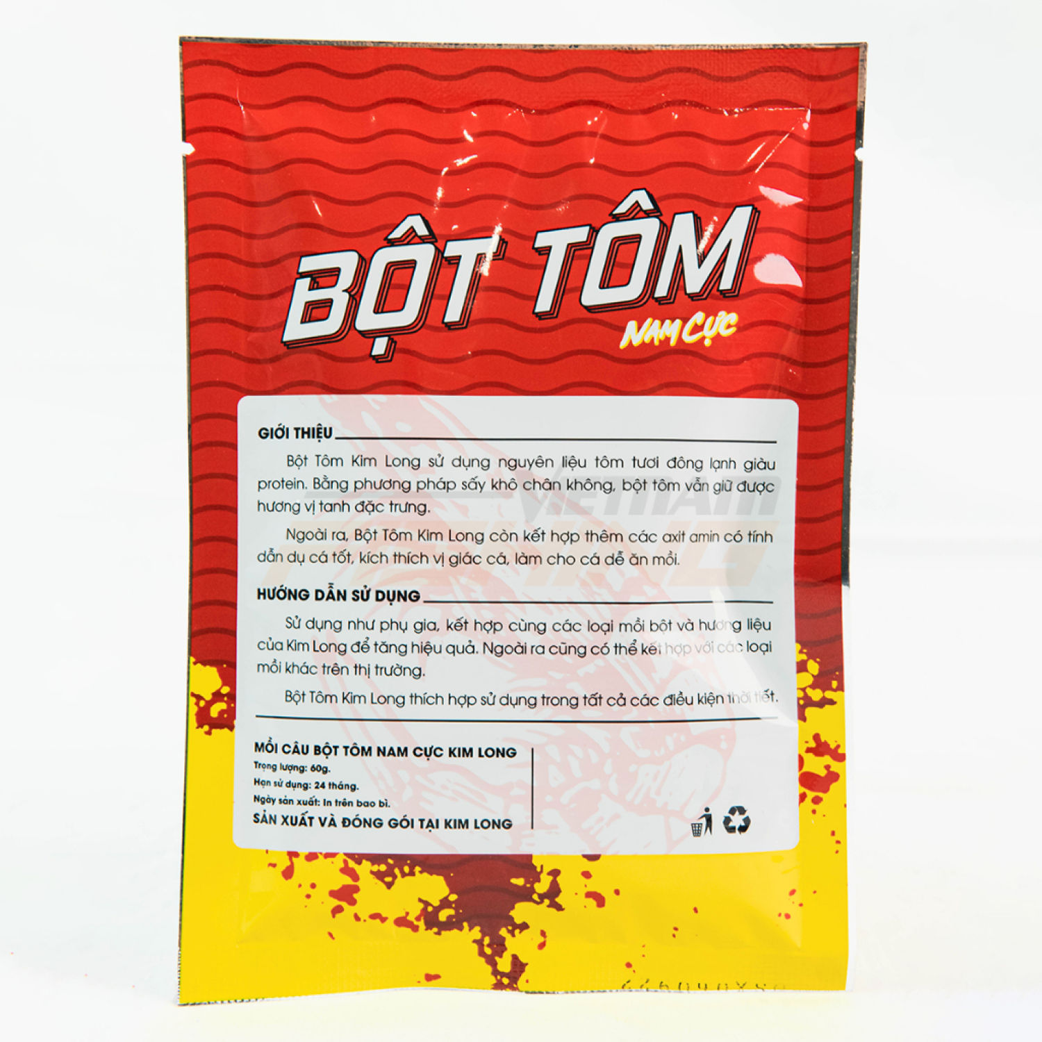 BỘT TÔM NAM CỰC KIM LONG 60g