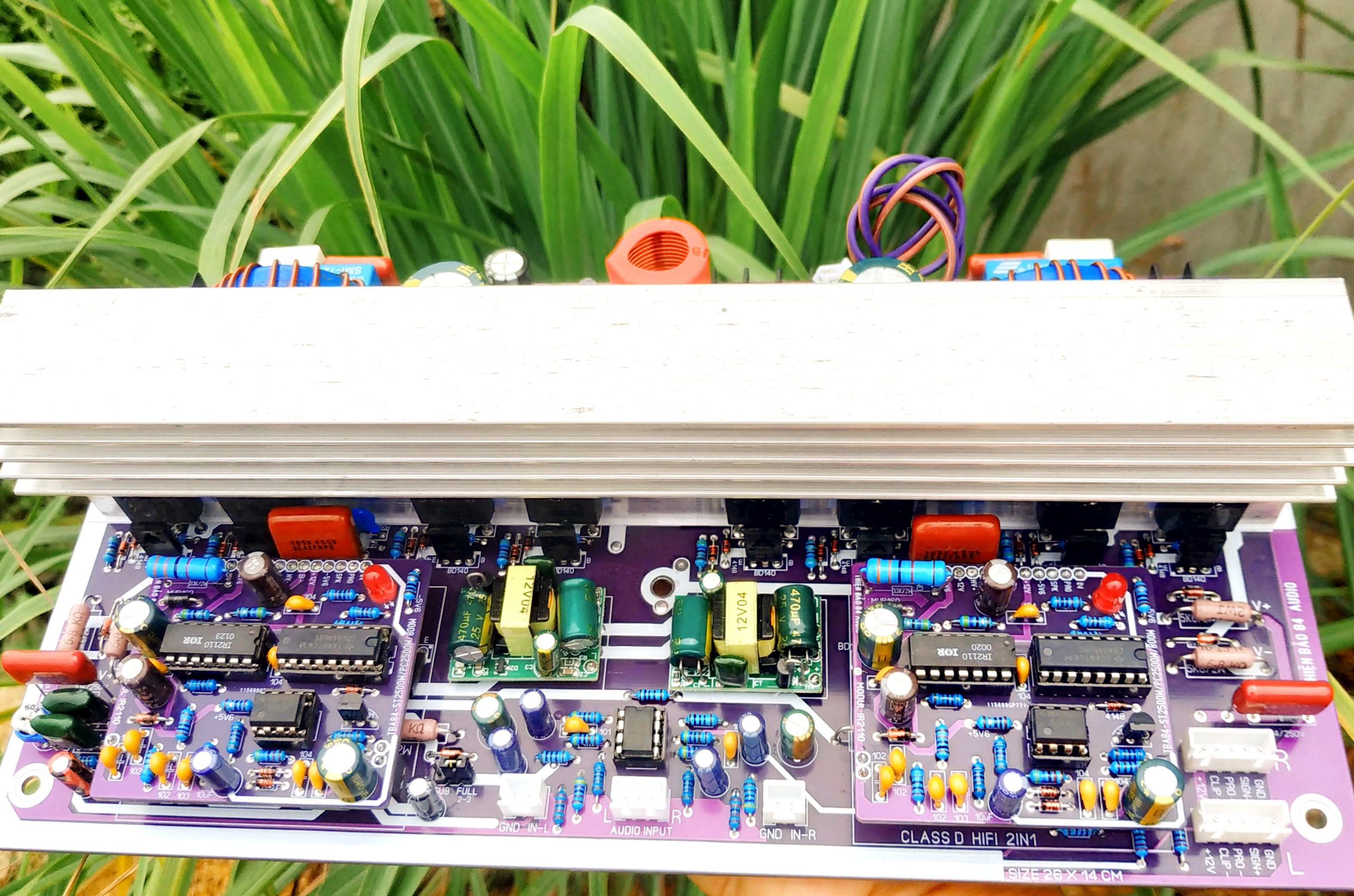 Mạch công suất class D 2 kênh stereo 2500Wx2