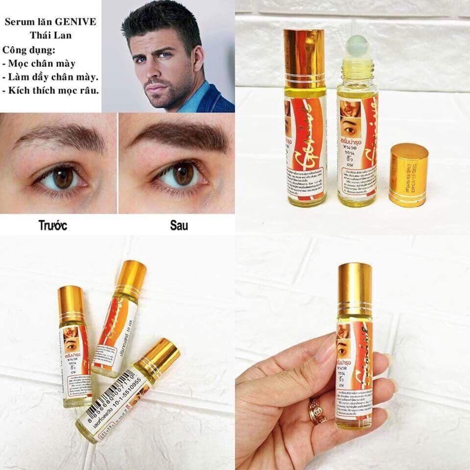 Serum lăn mọc nhanh tóc, mày, râu, mi