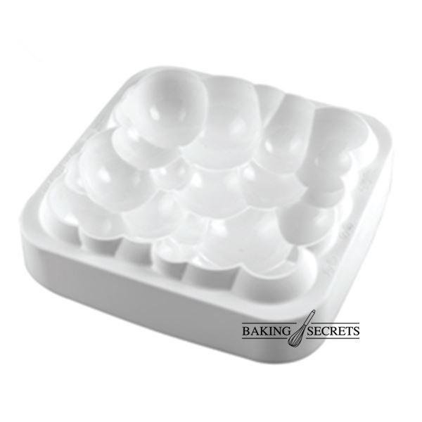 Tại Chỗ Sản Phẩm Mới Moire Bánh Mousse Silicone Bộ Tạo Khuôn Hình Kiểu Pháp West Point Nước Bọt Bong Bóng Hình Chất Lượng Cao