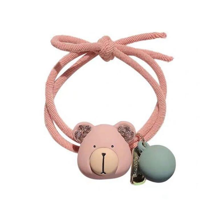 Dây Cột Tóc Thun Cột Tóc Nữ Hình Gấu Dễ Thương -C07