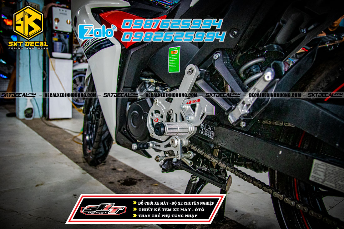 số gãy đơn rcb cho exciter 155
