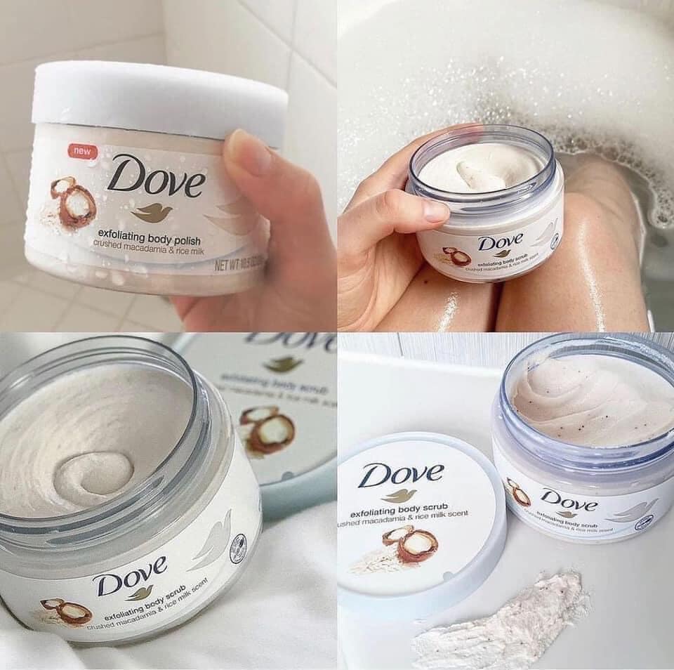 Tẩy tế bào chết body Dove