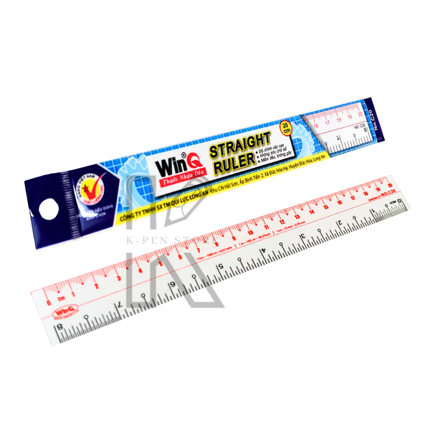 Combo of 5 Flexible Rulers 20cm Winq C20