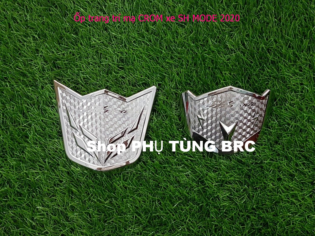 Combo 6 món ốp trang trí mạ CROM xe SH MODE 2020 trở lên.