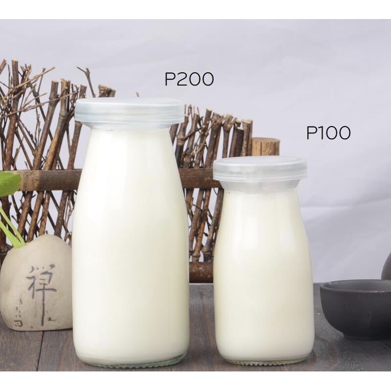 LỌ PUDDING THUỶ TINH NẮP NHỰA 100ml-200ml