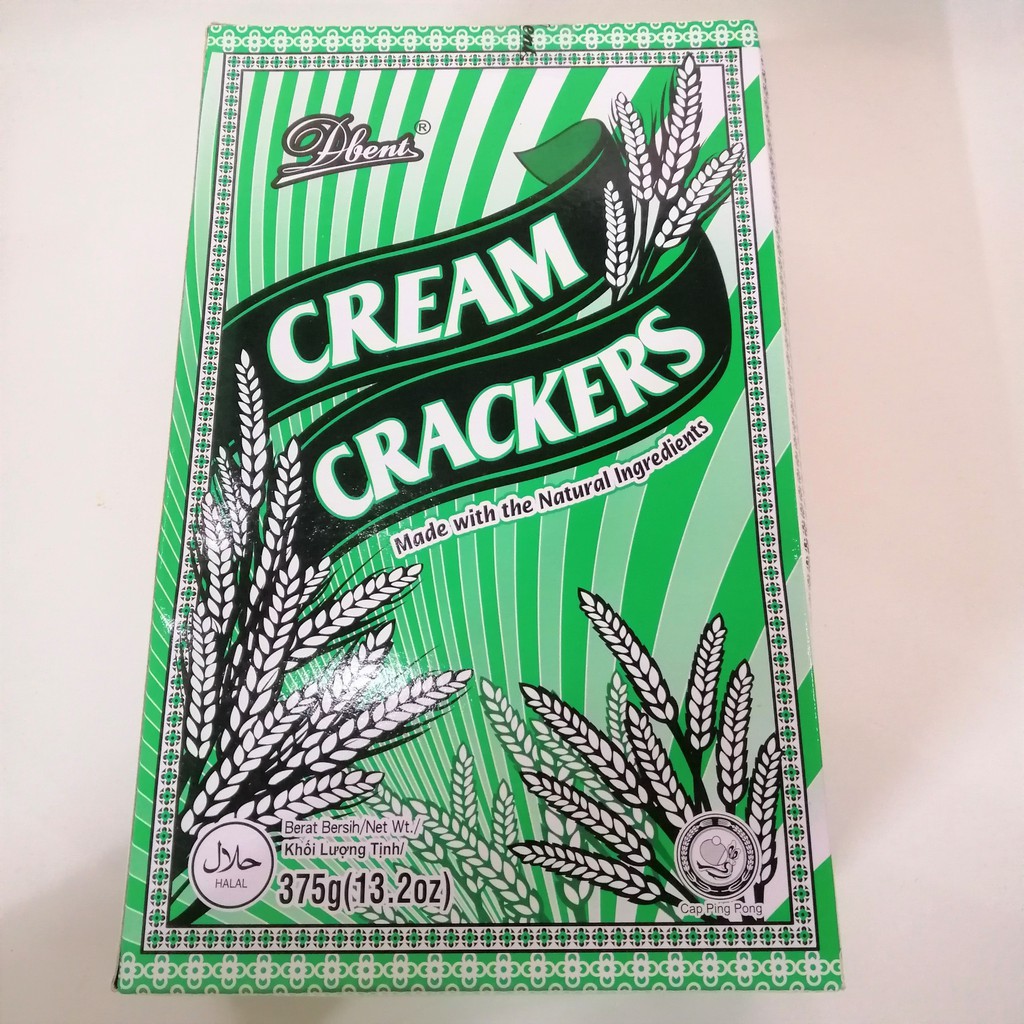 BÁNH ĂN KIÊNG LÚA LẠT DBENT CREAM CRACKERS HỘP 375G