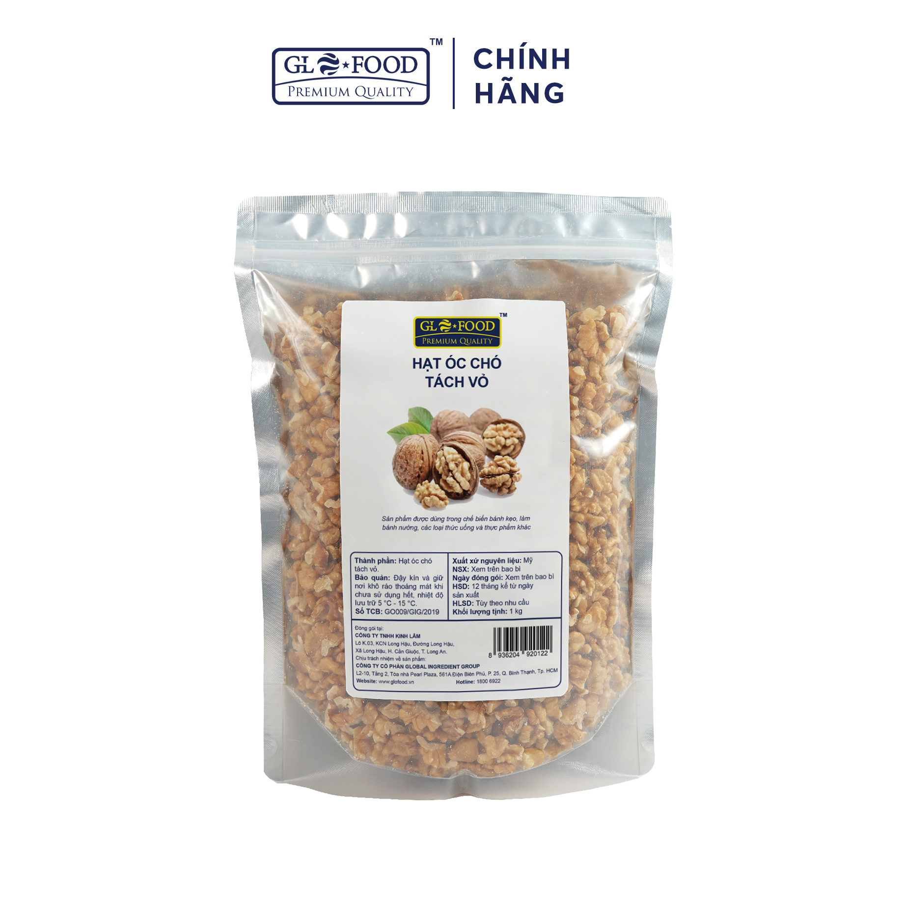 HẠT ÓC CHÓ TÁCH VỎ 1 KG