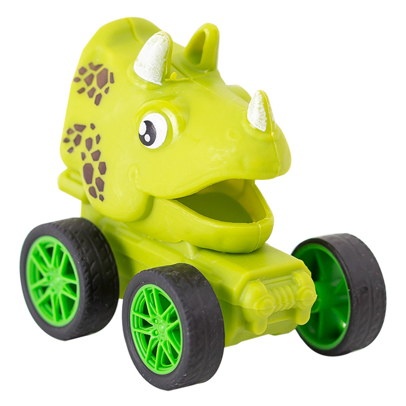 Xe Đồ Chơi Đầu Khủng Long Mini Động Cơ Dây Cót (Giao 1 xe ngẫu nhiên màu)