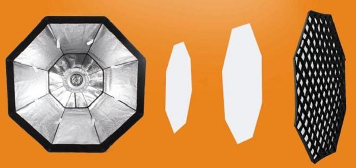 Softbox tổ ong bát giác Godox 120cm