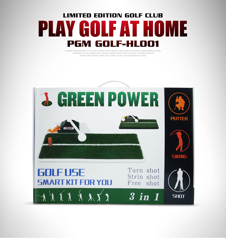THẢM TẬP SWING GOLF 3 TRONG 1 - PGM HL001 (TẬP GOLF TẠI NHÀ)