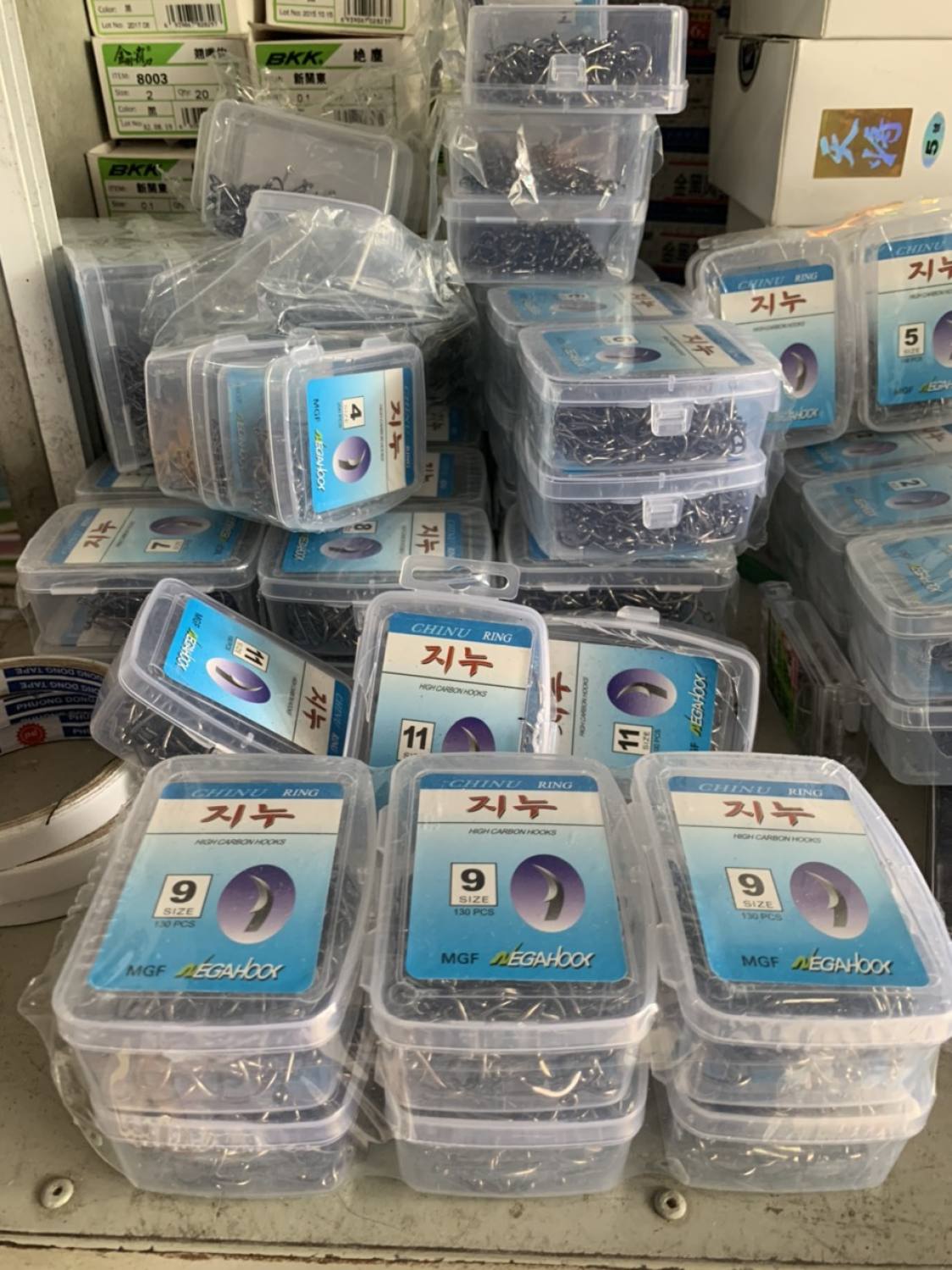 Lưỡi câu cá chinu megahook mgf đồ câu 9999