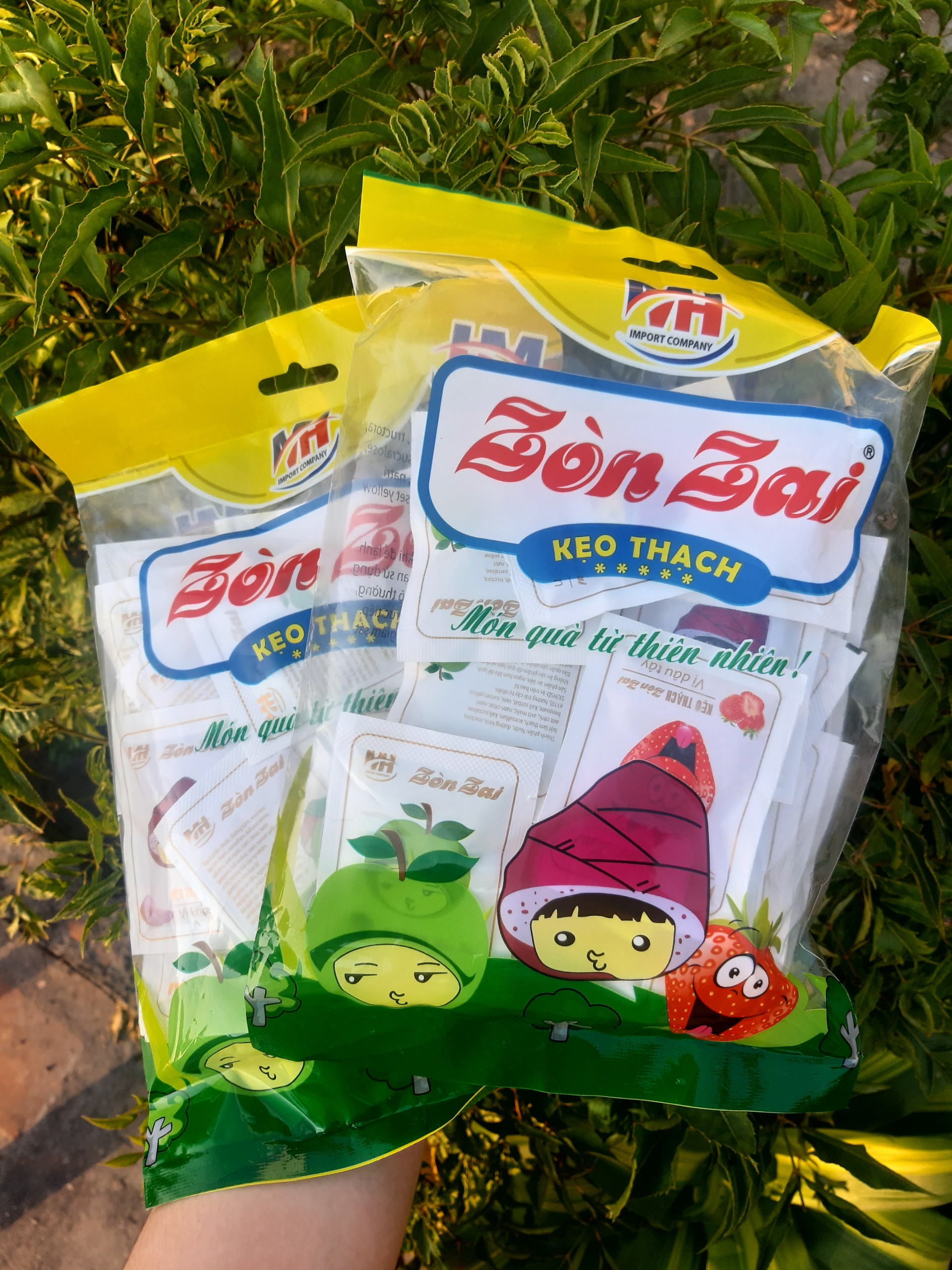 1 bịch  KẸO THẠCH RÂU CÂU Zòn ZAI NGON RẺ