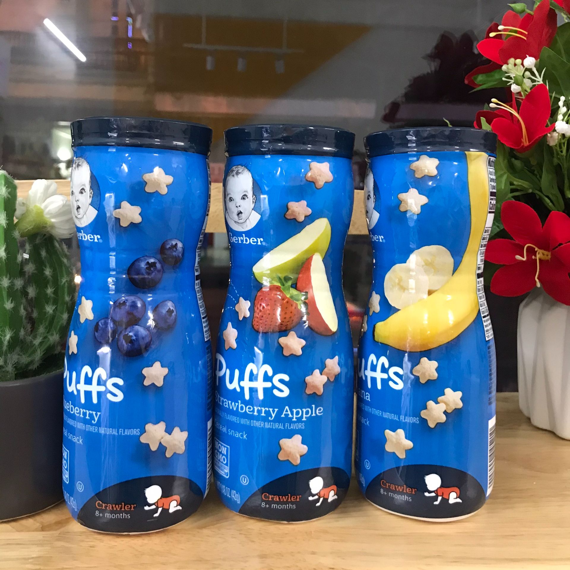 Bánh ăn dặm Gerber Mỹ hũ cao 42gr