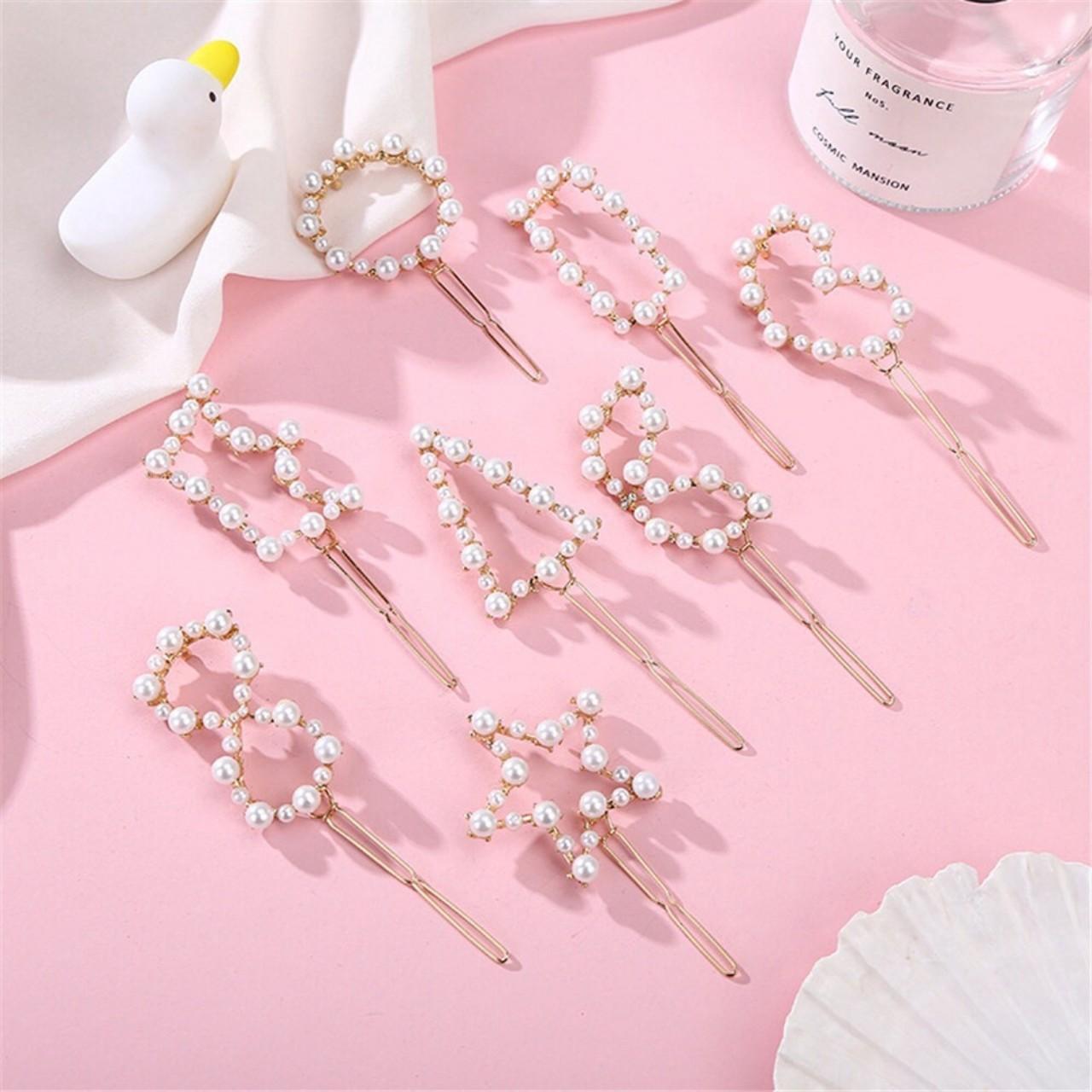 Kẹp tóc - Combo 4 kẹp ngọc trai siêu xinh (SET 4 CÁI)