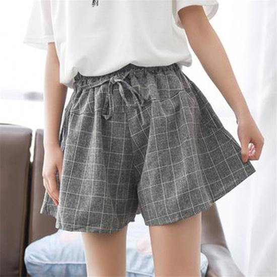 Quần Short Nữ kẻ Caro Nhiều Màu