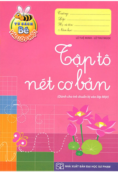 Sách - bé vào lớp một - tập tô nét cơ bản - phương nam book