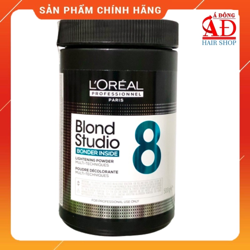 [LOREAL] BỘT TẨY TÓC CAO CẤP LOREAL PRO BLOND STUDIO NÂNG SÁNG 8 CẤP ĐỘ 500G