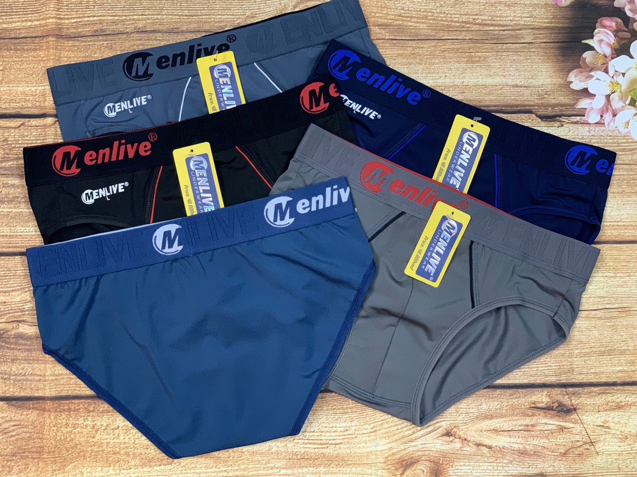 [HCM]COMBO 5 QUẦN LÓT NAM THUN LẠNH MENLIVE