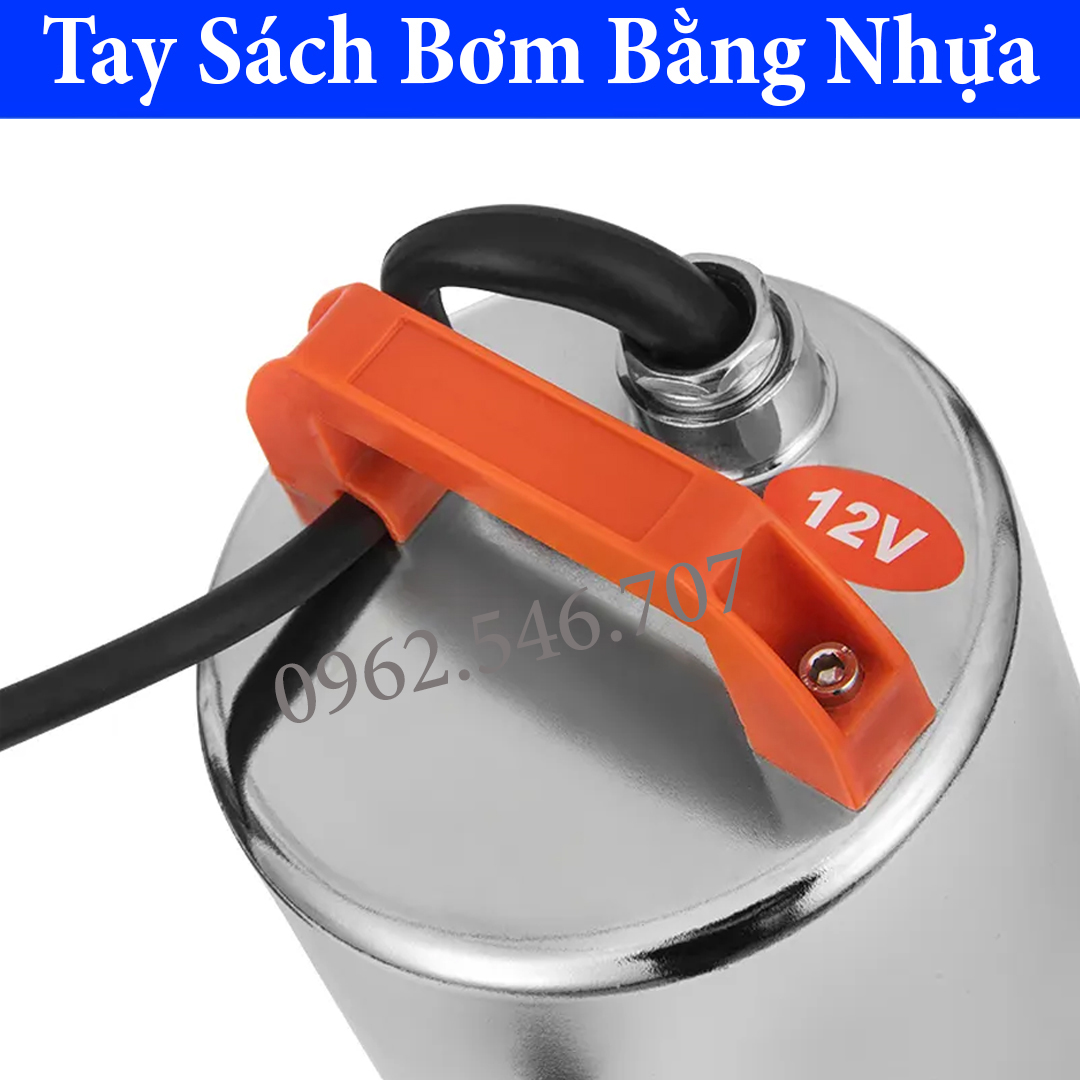 Máy Bơm Nước chìm 12VDC - máy Bơm Tõm 12VDC - Bơm thả chìm ( Hàng Tốt )
