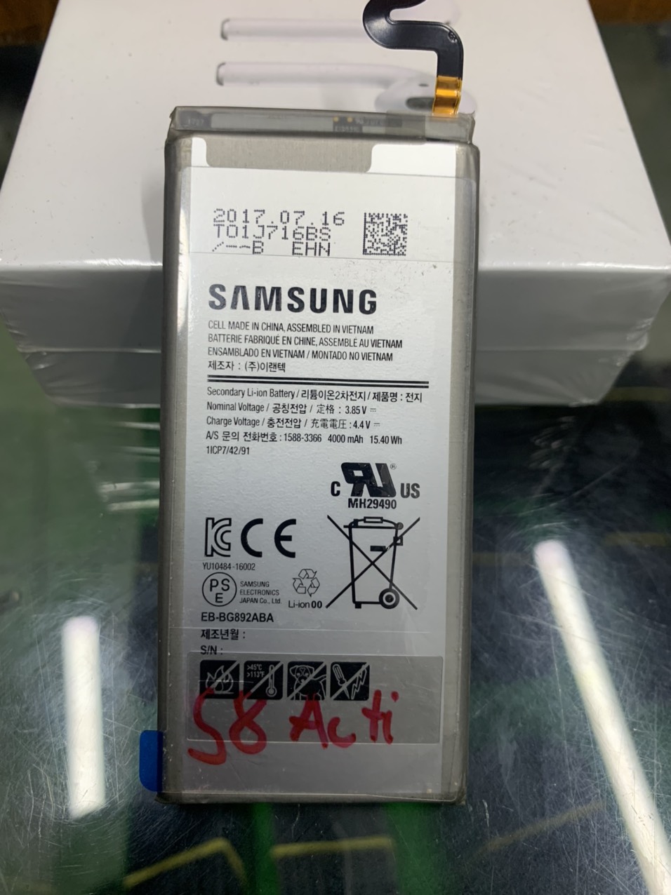[HCM]Pin dành cho samsung S8 Active G892 Mã Pin EB-BG892ABA