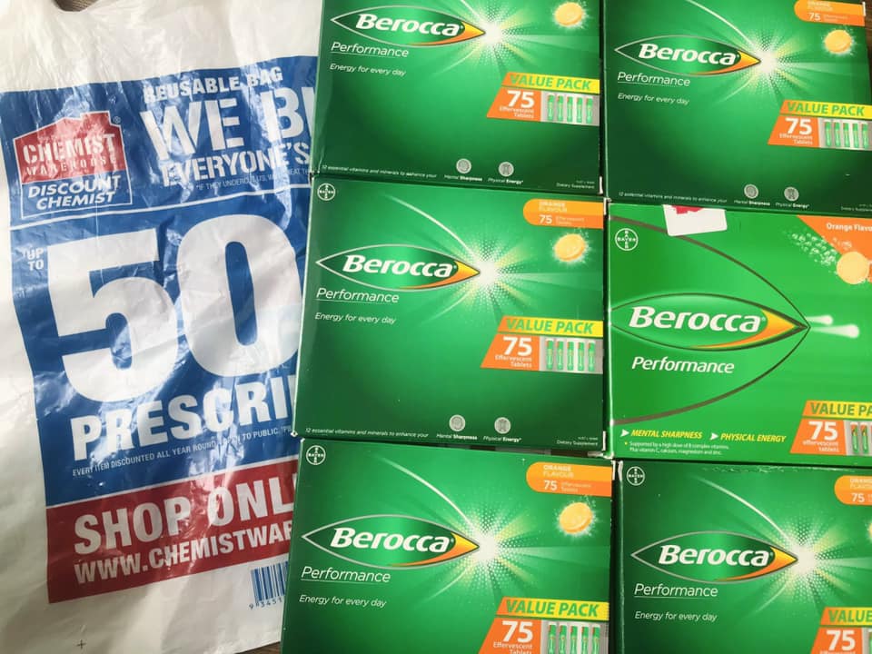 Viên C sủi Berocca - HỘP 75 VIÊN