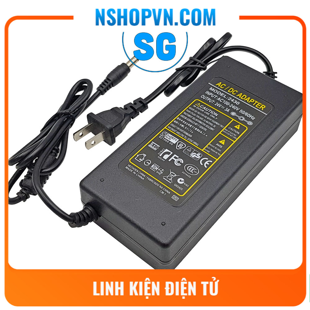 Nguồn adapter 24V 3A