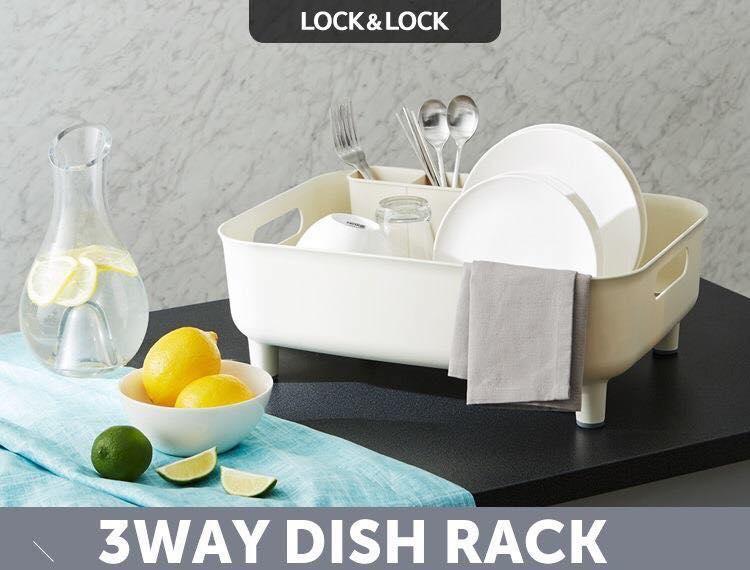 Kệ úp chén bát Lock&Lock 3 Way LDR110