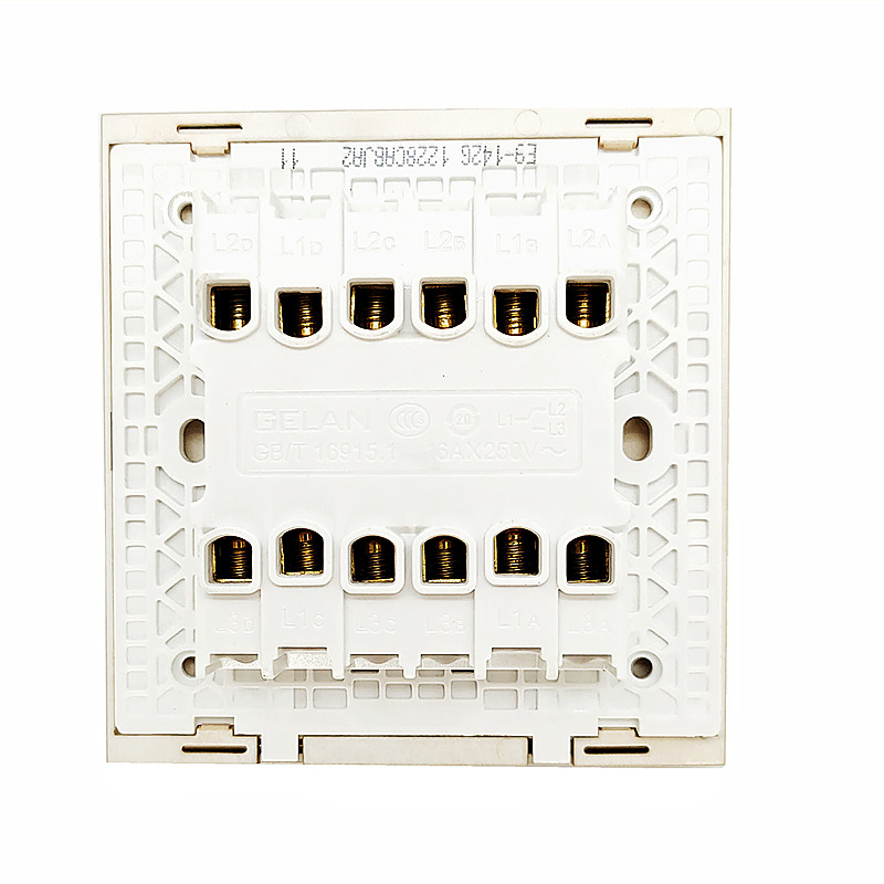 Bộ công tắc đôi 1 chiều/ 2 chiều/ 3 chiều 16AX Gelan