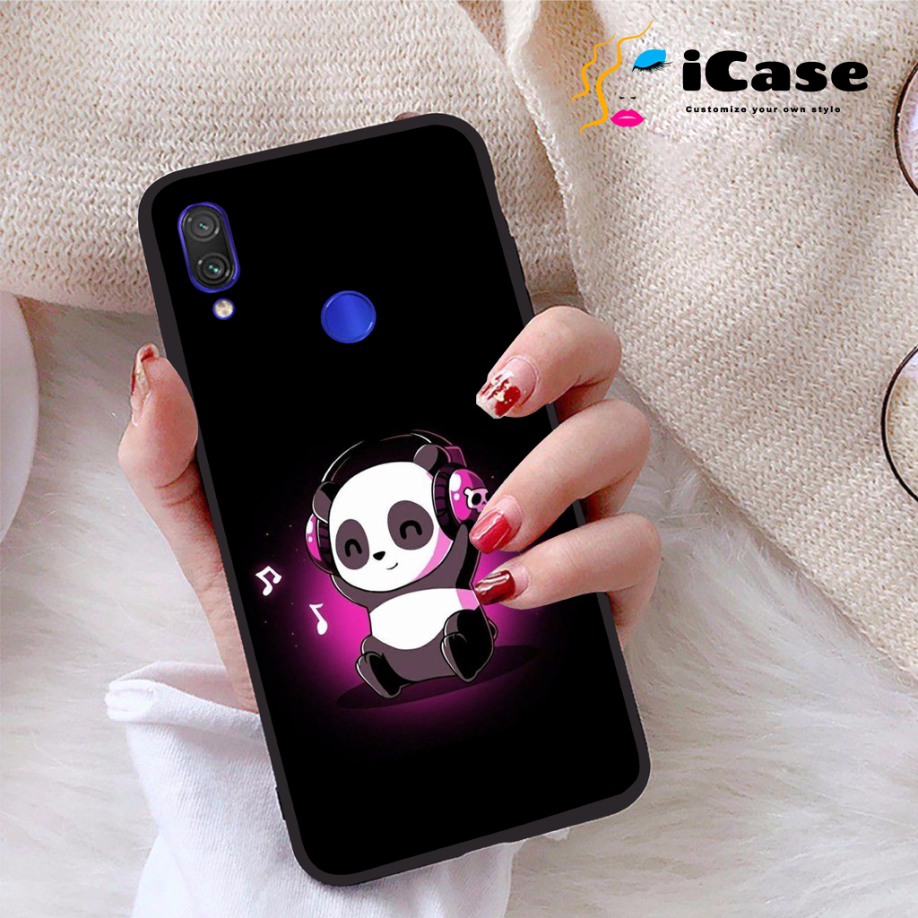 Ốp lưng Xiaomi Redmi Note 7 viền dẻo TPU BST Panda